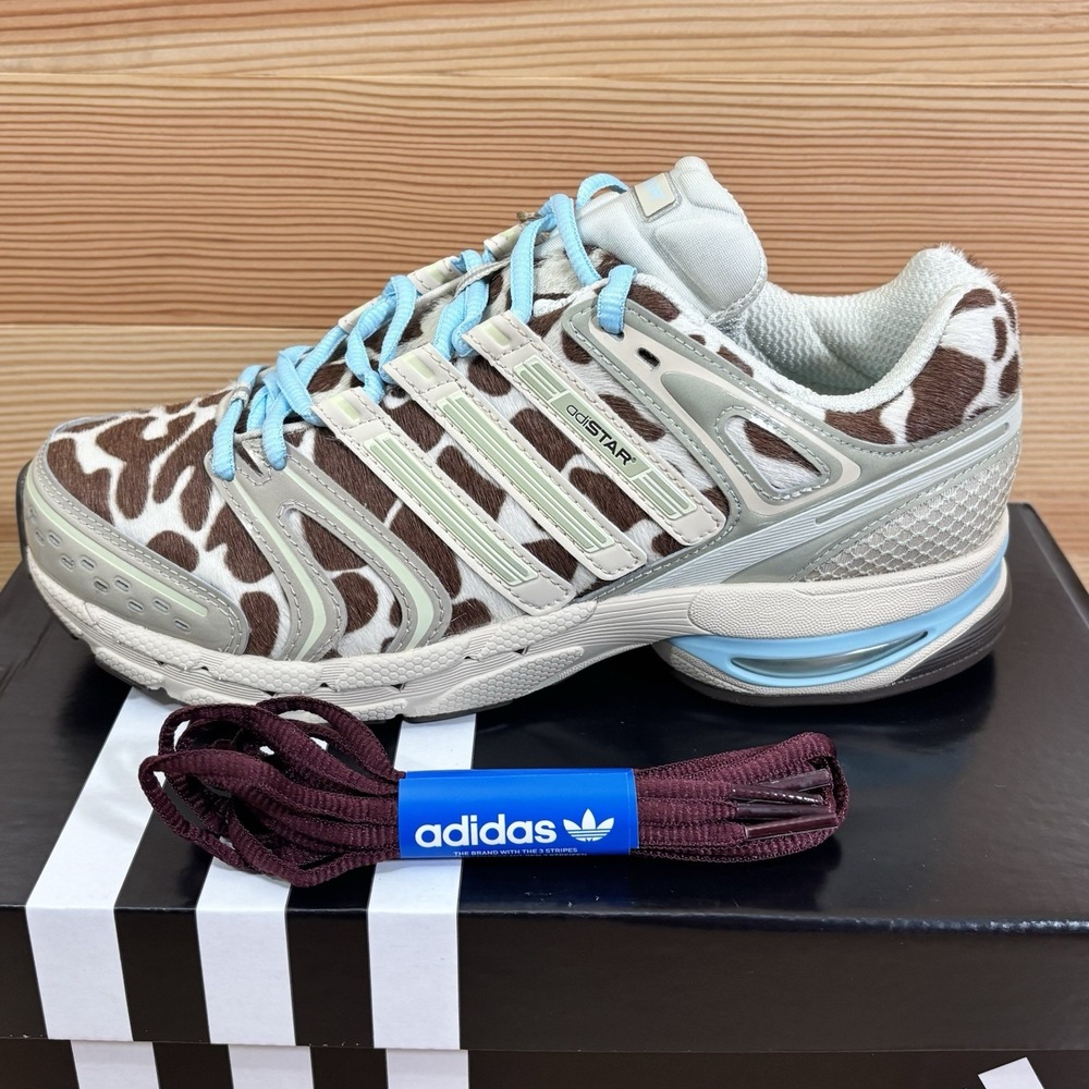 Adidas Adistar Giraffe Print Animal Print Low Top Sneakers KI4206 Woman 6.5